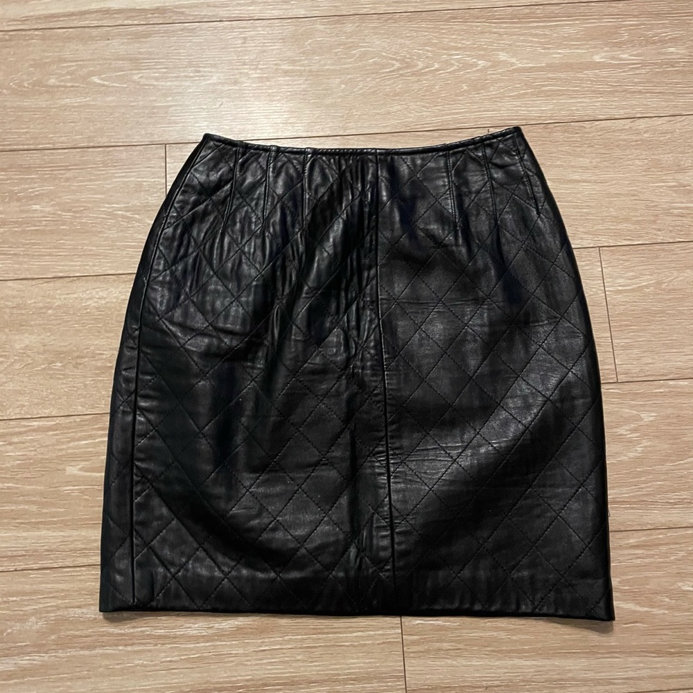 Leather skirt